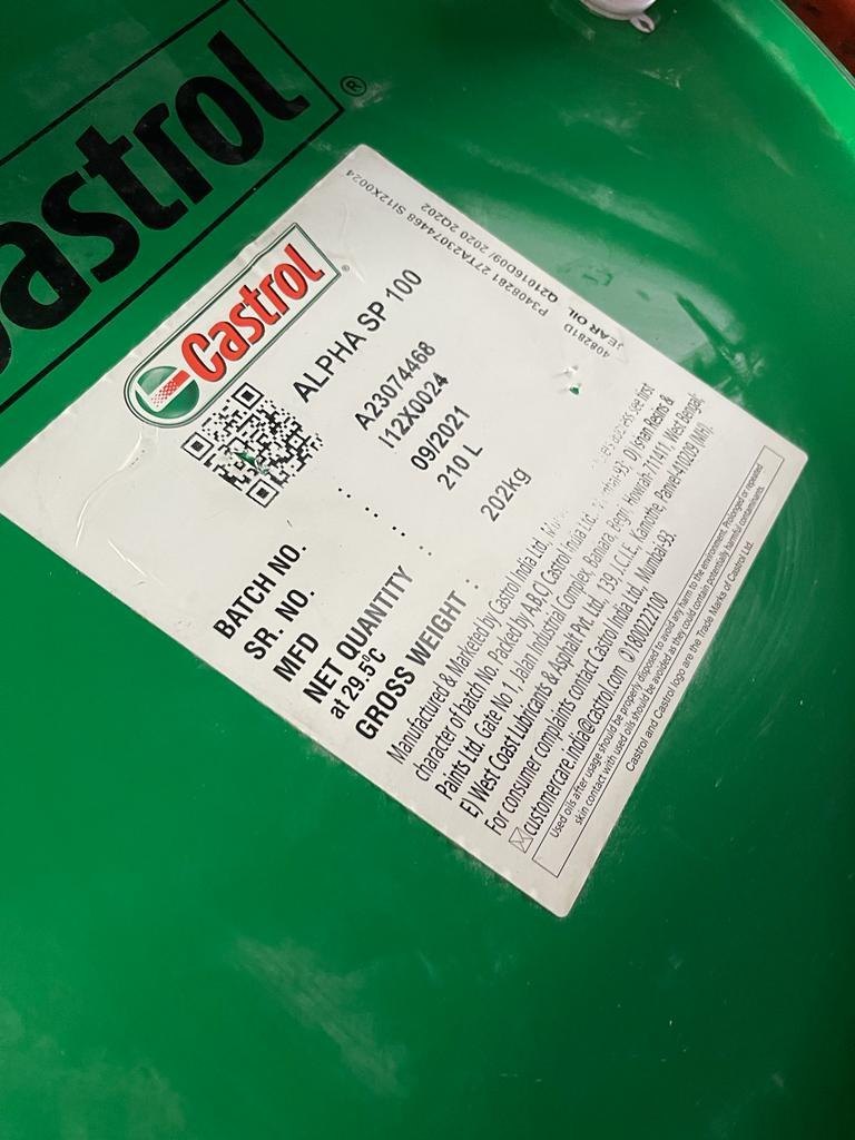 Castrol Alpha SP 100 Gearbox & Bearing Oil